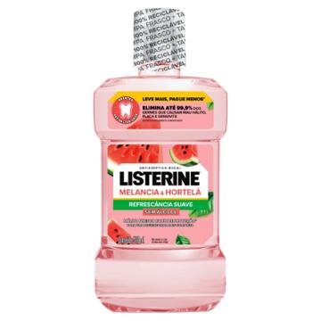 ENXAGUANTE BUCAL ANTISSEPTICO LISTERINE MELANCIA LEVE+PAGUE- 500ML