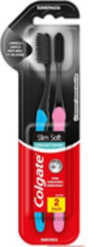 ESCOVA DENTAL COLGATE SLIM SOFT BLACK LEVE 2 PAGUE 1