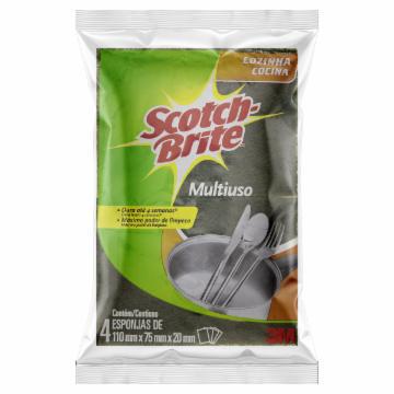 ESPONJA SCOTCH BRITE M USO C/4