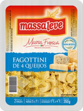 FAGOTTINI MASSA LEVE 4QUEIJOS 350G