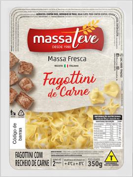 FAGOTTINI MASSA LEVE CARNE 350G