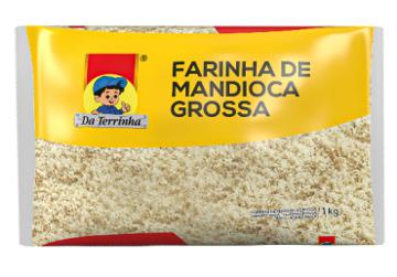 FARINHA MANDIOCA CRUA GROSSA DA TERRINHA 1KG