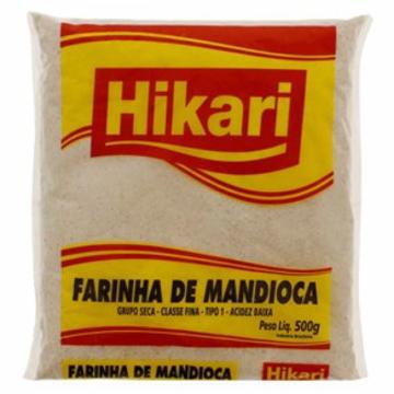 FARINHA MANDIOCA CRUA HIKARI 500G
