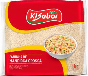 FARINHA MANDIOCA GROSSA KISABOR 1KG