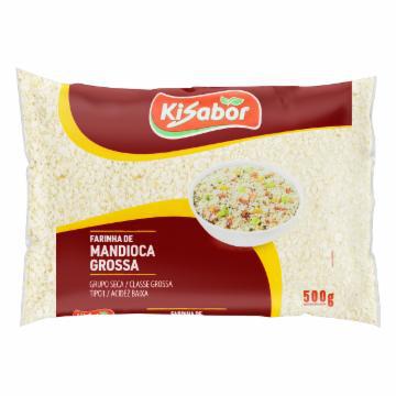 FARINHA MANDIOCA GROSSA KISABOR 500G