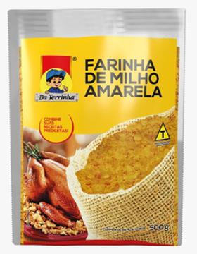 FARINHA MILHO AMARELA DA TERRINHA 500G