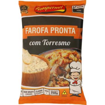 FAROFA PRONTA TEMPERMIL C/TORRESMO 250G