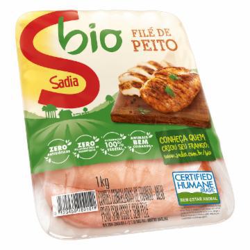 FILE PEITO S/OSSO SADIA BIO 1KG