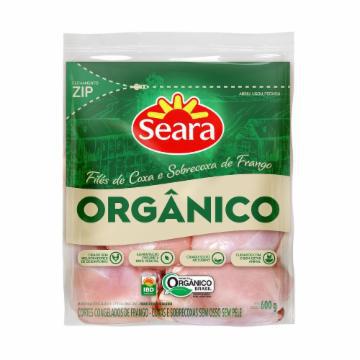 FILE SEARA PEITO DE FRANGO ORGANICO CONGELADO 600G