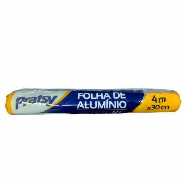 FOLHA DE  ALUMINIO PRATSY 30CMX4MT