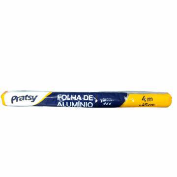 FOLHA DE ALUMINIO PRATSY 45CMX4MT