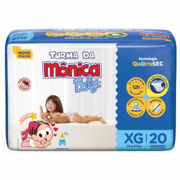 FRALDA TURMA DA MONICA INFANTIL JUMBO XG C/20
