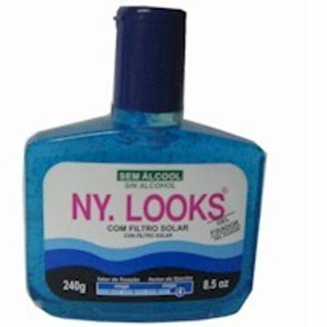 GEL FIX NY LOOKS S/ALCOOL AZUL 240G