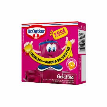 GELATINA DR OETKER CEREJA C/AMORA 20G