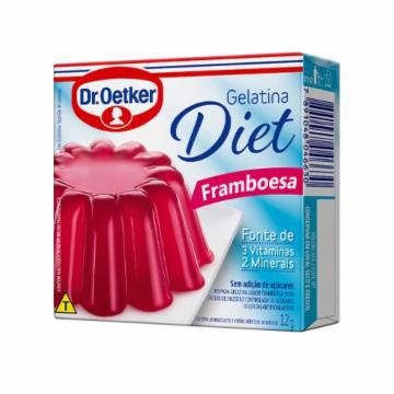 GELATINA DR OETKER DIET FRAMBOESA 12G