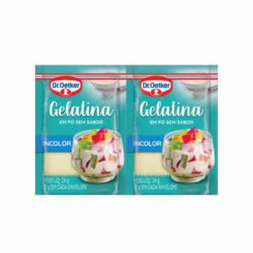 GELATINA DR OETKER S/SABOR PO INCOLOR 24G