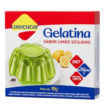 GELATINA LOWCUCAR LIMAO SICILIANO DIET 10G