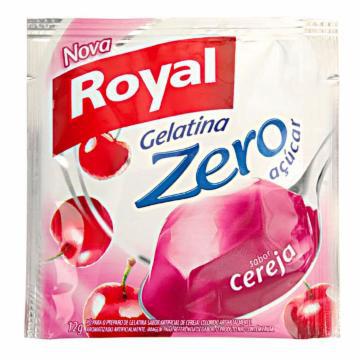 GELATINA ROYAL ZERO CEREJA 12G