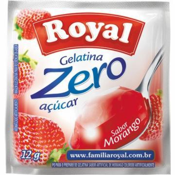 GELATINA ROYAL ZERO MORANGO 12G