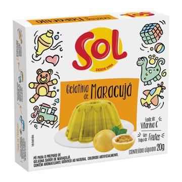GELATINA SOL MARACUJA 20G