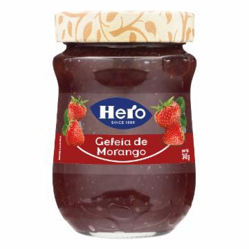 GELEIA HERO MORANGO 345G