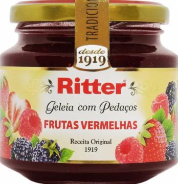 GELEIA RITTER TRAD FRUTAS VERM 310G