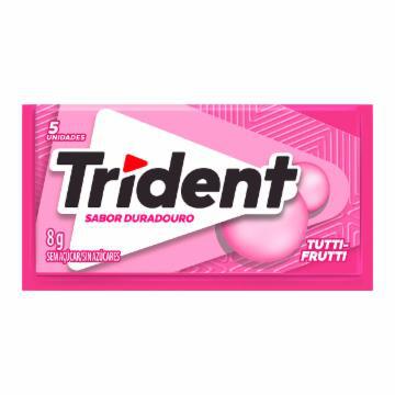 GOMA MASCAR TRIDENT TUTTI FRUTTY 8G