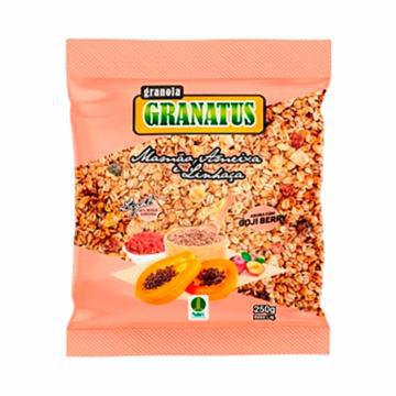 GRANOLA GRANATUS AMEIXA/MAMAO/LINHACA 250G