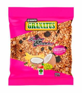 GRANOLA GRANATUS FRUTAS E CASTANHAS 250G