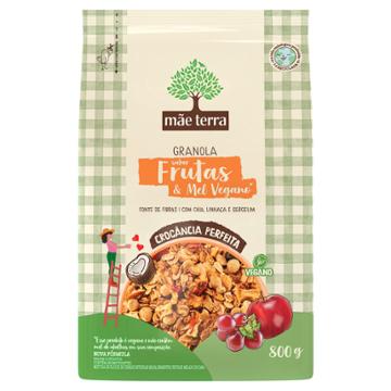 GRANOLA MAE TERRA FRUTAS E MEL VEGANO 800G