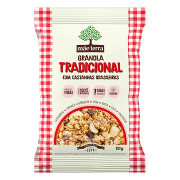 GRANOLA MAE TERRA TRADICIONAL COM CASTANHA 250G