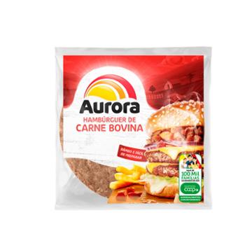 HAMBURGUER BOVINO AURORA 90G