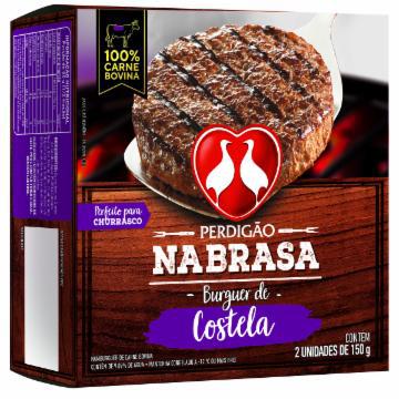HAMBURGUER PERDIGAO NABRASA COSTELA  150G