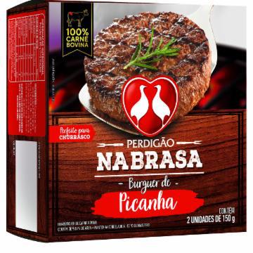 HAMBURGUER PERDIGAO NABRASA PICANHA 150G