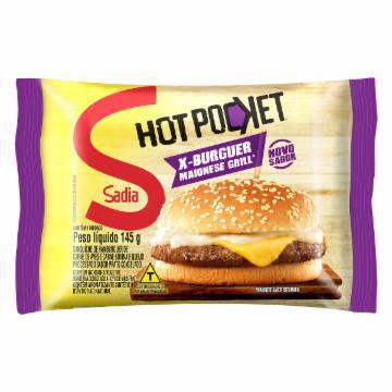 HOT POCKETS SADIA X-BURGUER MAIONESE GRILL 145G