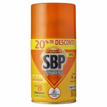 INSETICIDA AEROSSOL SBP AUTOMATICO CITRO REFIL 20% DESC 250ML