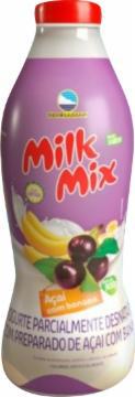 IOGURTE SERRAMAR MILK MIX ACAI C/BANANA GARRAFA 900G
