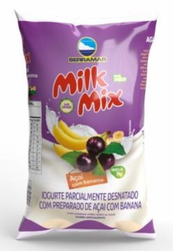 IOGURTE SERRAMAR MILK MIX ACAI COM BANANA SACHE 1L