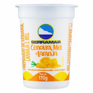 IOGURTE SERRAMAR NATURAL CENOURA MEL E LARANJA 170G