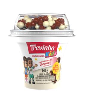 IOGURTE TREVINHO KIDS BALL PRETO/BRANCO 130G