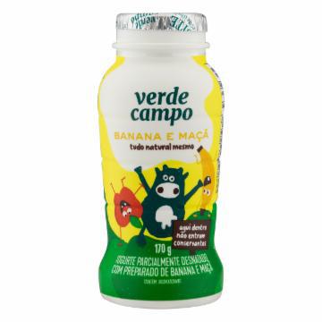 IOGURTE VERDE CAMPO BANANA E MACA KIDS 170G