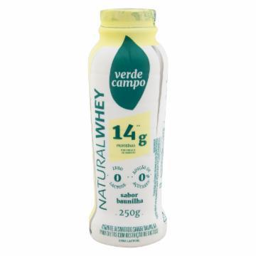 IOGURTE VERDE CAMPO NATURAL WHEY 14G BAUNILHA 250G