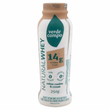 IOGURTE VERDE CAMPO NATURAL WHEY 14G COOKIES 250G