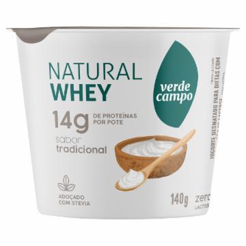 IOGURTE VERDE CAMPO NATURAL WHEY 14G TRADICIONAL 140G