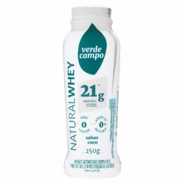 IOGURTE VERDE CAMPO NATURAL WHEY 21G COCO 250G