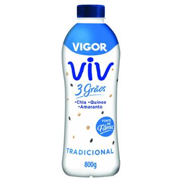 IOGURTE VIGOR VIV 3 GRAOS TRADICIONAL GARRAFA 800G