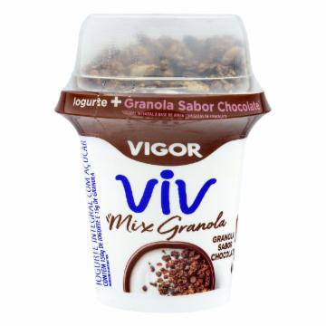 IOGURTE VIGOR VIV MIX GRANOLA CACAU 140G
