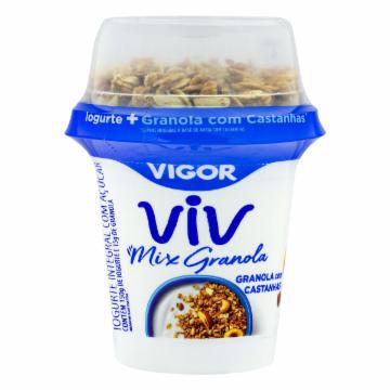 IOGURTE VIGOR VIV MIX GRANOLA CASTANHA 140G
