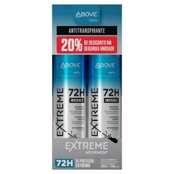 KIT 2 DESODORANTE AEROSOL ABOVE MOVEMENT 200ML