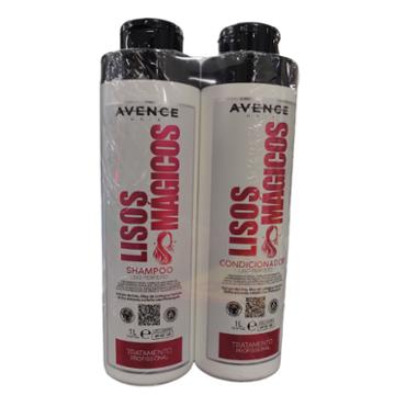 KIT AVENCE HAIR LISOS MAGICOS SHAMPOO+CONDICIONADOR 1L 